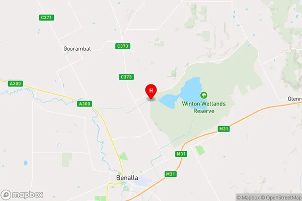 Lake Mokoan,Victoria Area Map