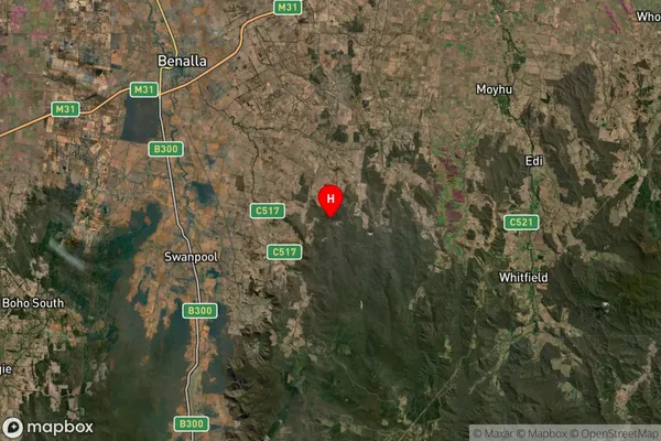 Molyullah,Victoria Satellite Map