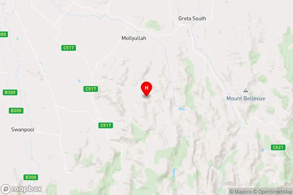 Molyullah,Victoria Area Map