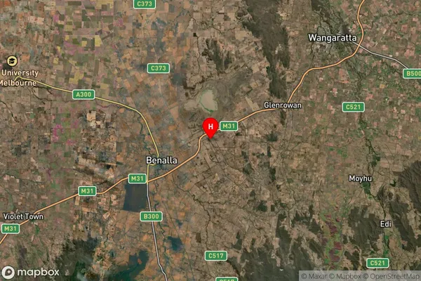 Winton,Victoria Satellite Map