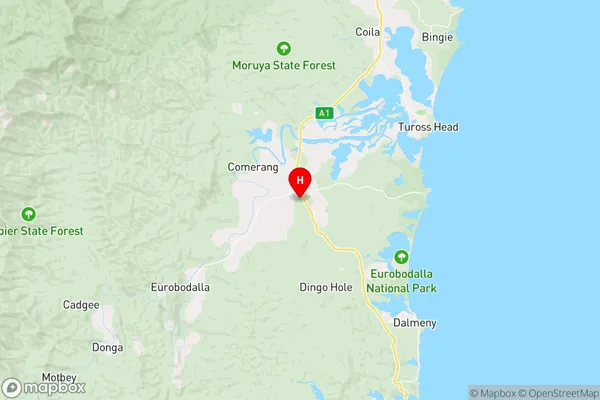 Bodalla,New South Wales Area Map