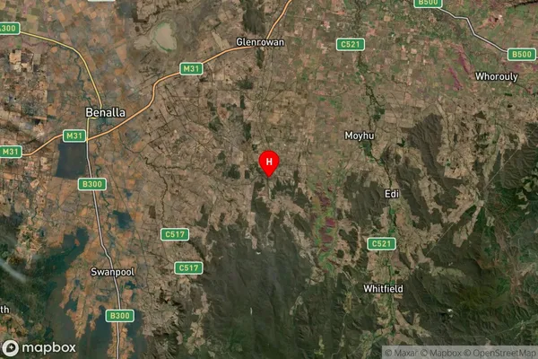 Greta South,Victoria Satellite Map