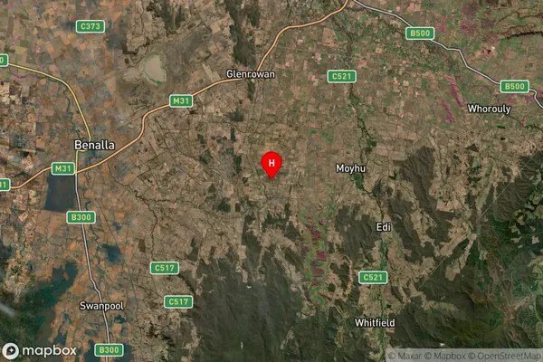 Hansonville,Victoria Satellite Map