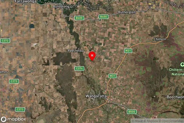 Boorhaman,Victoria Satellite Map