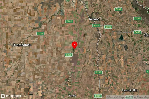 Lake Meran,Victoria Satellite Map