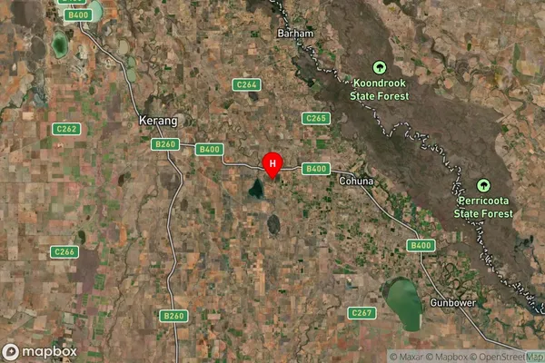 Milnes Bridge,Victoria Satellite Map