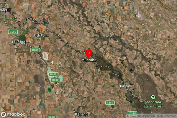 Murrabit,Victoria Satellite Map