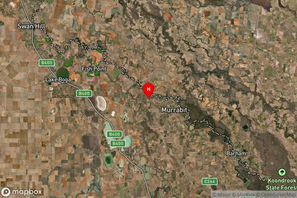 Murrabit West,Victoria Satellite Map