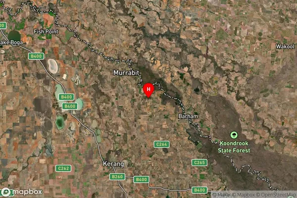 Myall,Victoria Satellite Map