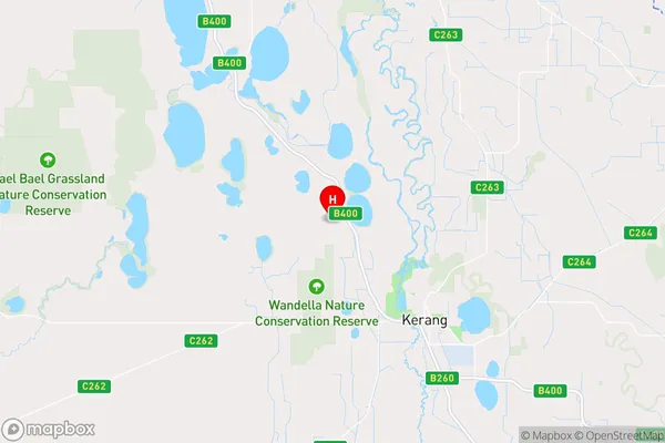 Reedy Lake,Victoria Area Map