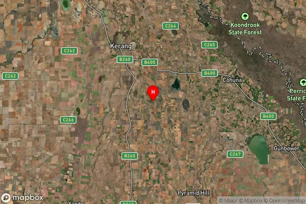 Tragowel,Victoria Satellite Map