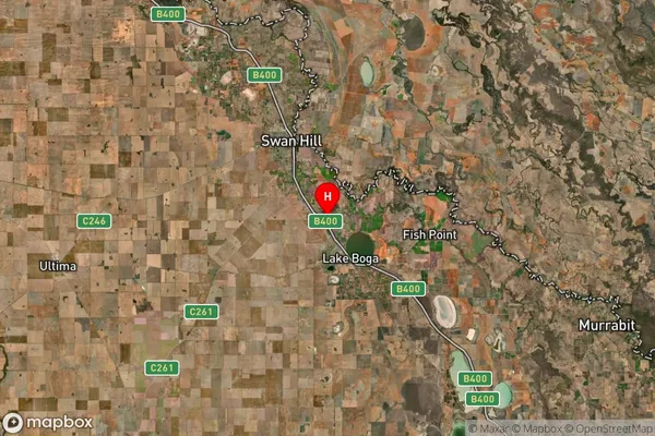 Castle Donnington,Victoria Satellite Map