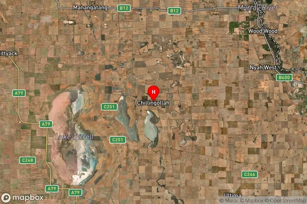 Chillingollah,Victoria Satellite Map