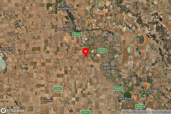 Woorinen South,Victoria Satellite Map