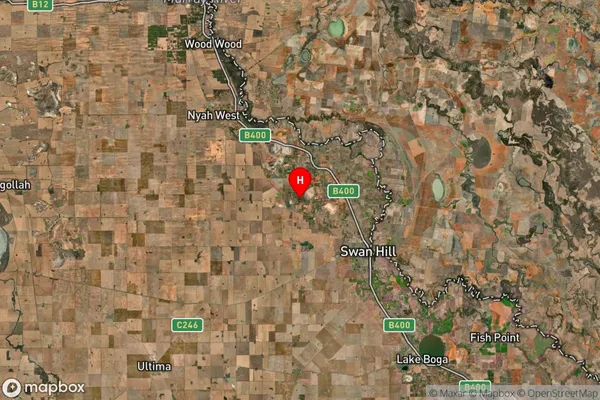 Woorinen,Victoria Satellite Map