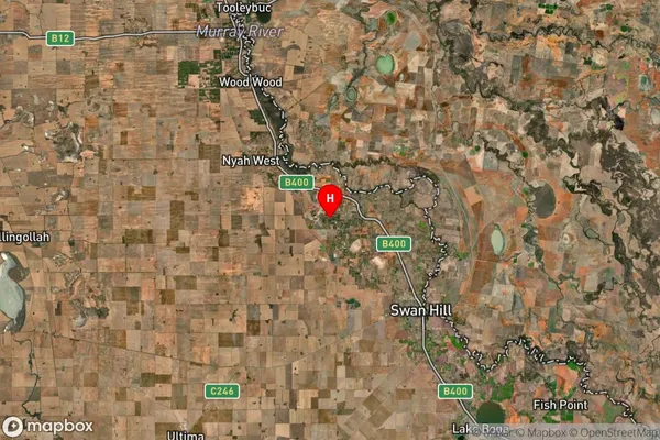 Woorinen North,Victoria Satellite Map