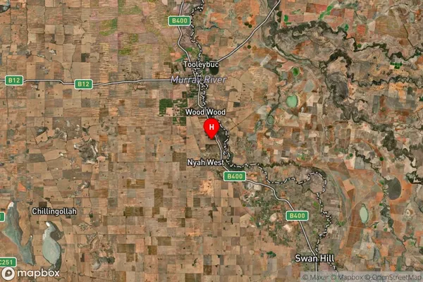 Nyah,Victoria Satellite Map