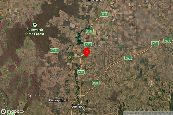 Tabilk,Victoria Satellite Map