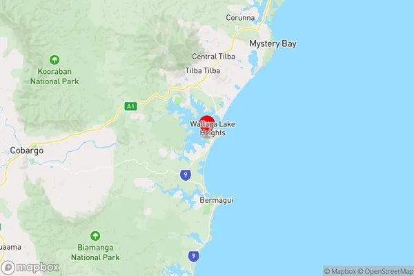 Beauty Point,New South Wales Area Map