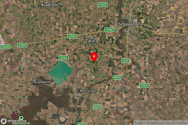 Dhurringile,Victoria Satellite Map