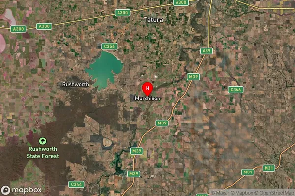 Murchison,Victoria Satellite Map