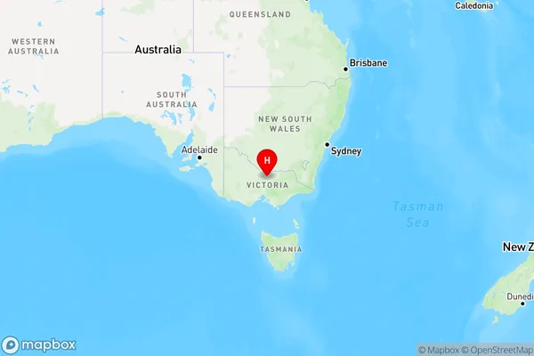 Murchison North,Victoria Region Map