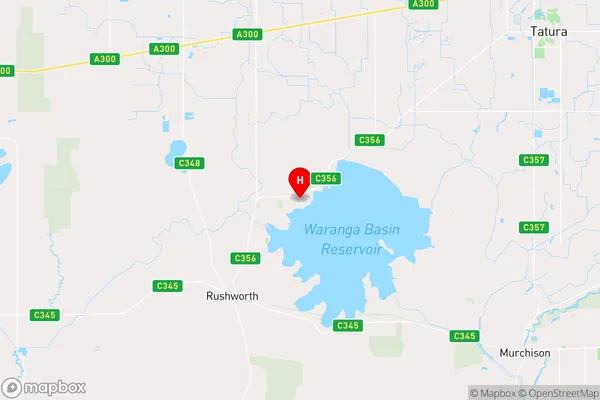 Waranga,Victoria Area Map