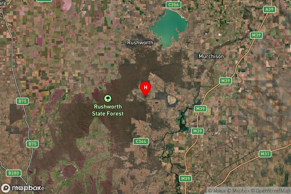 Whroo,Victoria Satellite Map