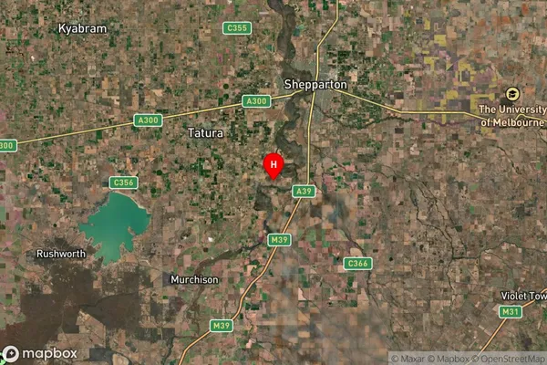 Toolamba,Victoria Satellite Map