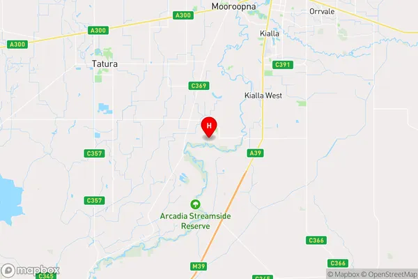 Toolamba,Victoria Area Map