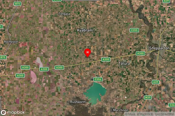 Cooma,Victoria Satellite Map