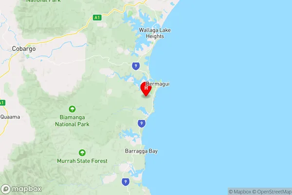 Bermagui South,New South Wales Area Map