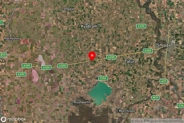 Girgarre East,Victoria Satellite Map