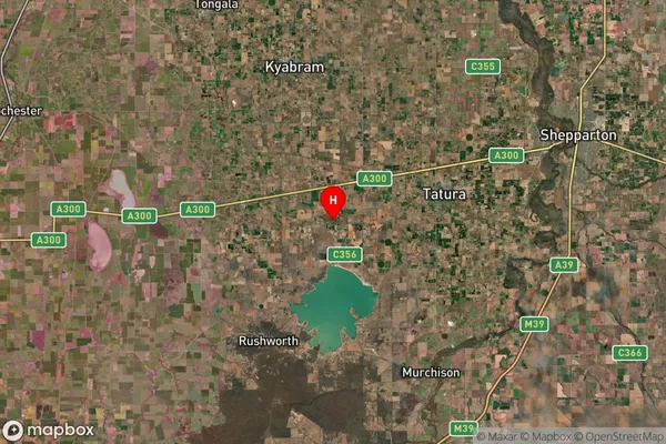 Harston,Victoria Satellite Map