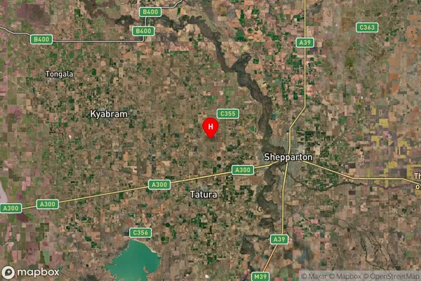 Mooroopna North West,Victoria Satellite Map