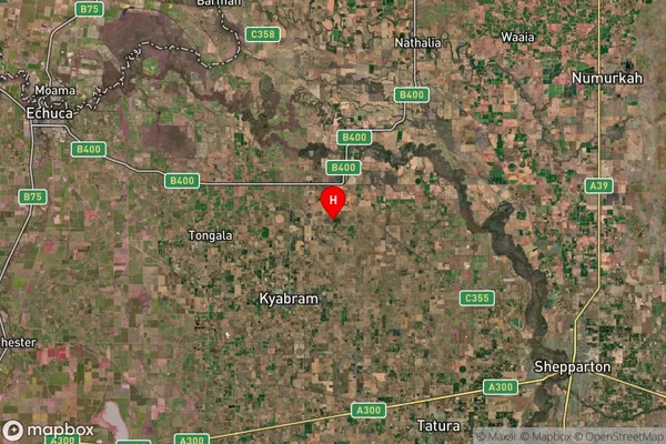 Wyuna East,Victoria Satellite Map