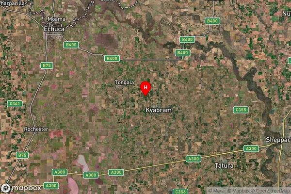 Ky Valley,Victoria Satellite Map