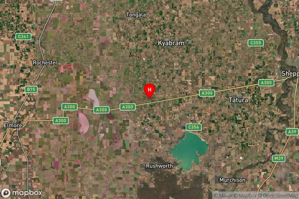 Stanhope,Victoria Satellite Map