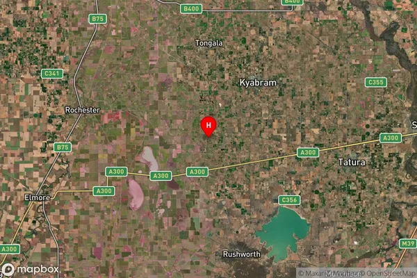 Girgarre,Victoria Satellite Map