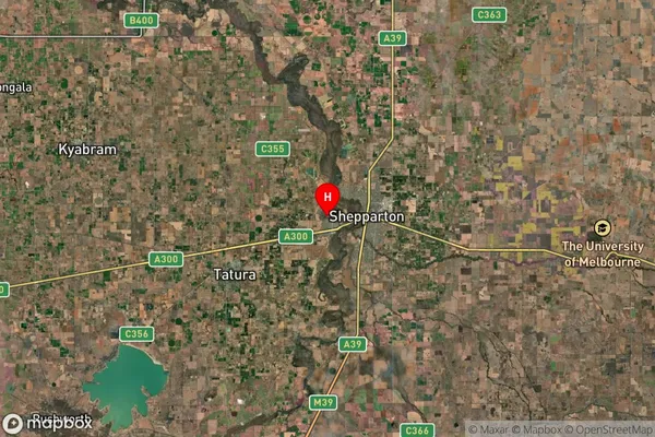 Mooroopna,Victoria Satellite Map