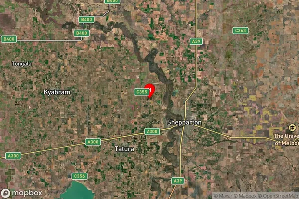 Mooroopna North,Victoria Satellite Map