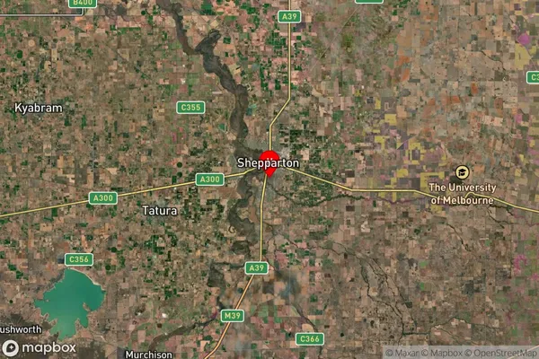 Colliver,Victoria Satellite Map