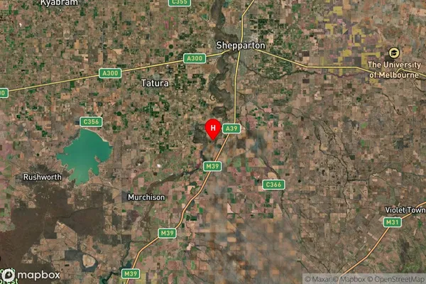 Arcadia,Victoria Satellite Map