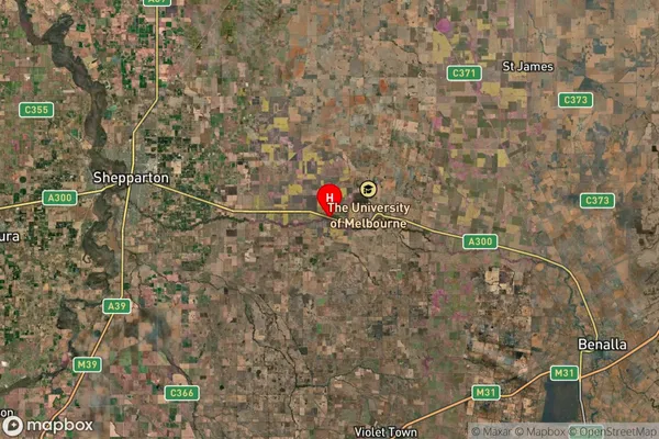 Cosgrove South,Victoria Satellite Map