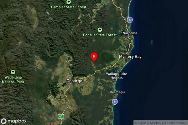 Dignams Creek,New South Wales Satellite Map