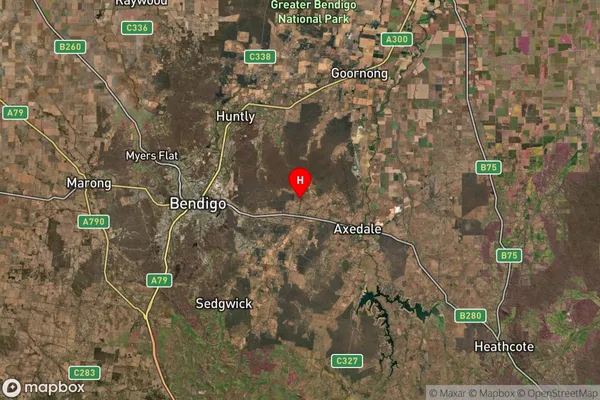 Longlea,Victoria Satellite Map