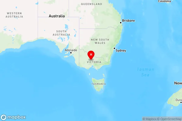 Longlea,Victoria Region Map