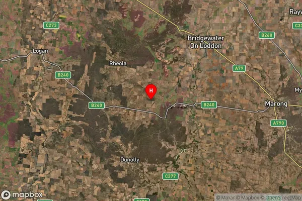 Murphys Creek,Victoria Satellite Map