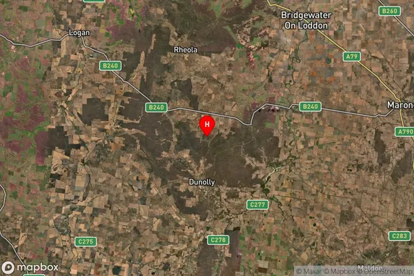 Painswick,Victoria Satellite Map