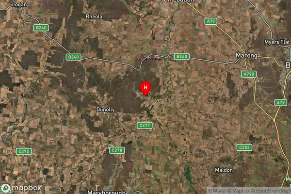 Waanyarra,Victoria Satellite Map